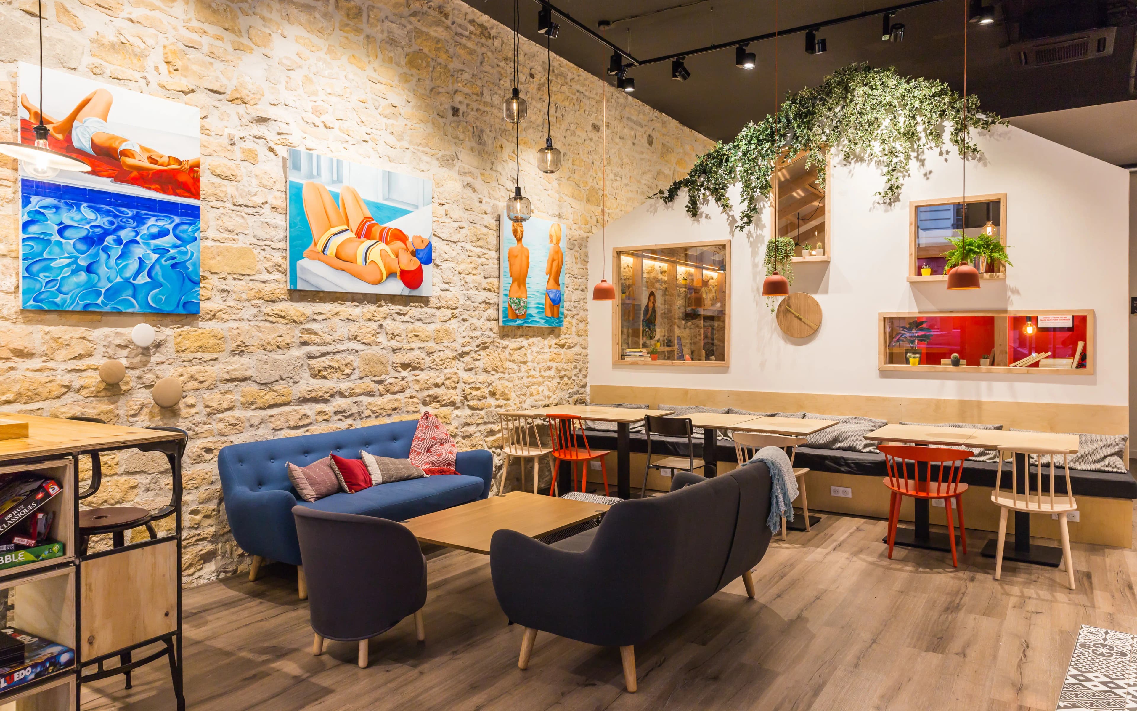 Le lounge d'un Anticafé